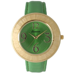 6 Geneva Strap Band Watches