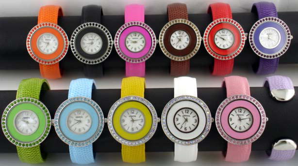 6 Womens Rhinestone Cuffs