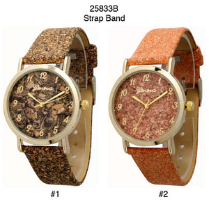 6 Geneva Strap Band Watches