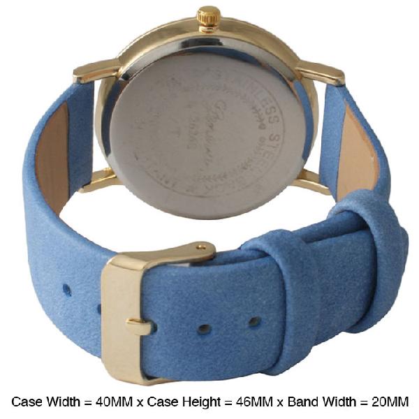 6 Geneva Strap Band Watches