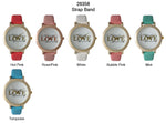 Load image into Gallery viewer, 6 Geneva Strap Band Watches
