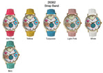 Load image into Gallery viewer, 6 Geneva Strap Band Watches
