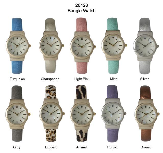 6 Geneva Bangle Watches