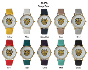 6 Geneva Strap Band Watches