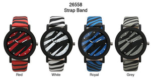 6 Geneva Strap Band Watches