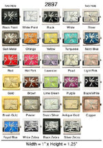 Load image into Gallery viewer, 6 womens flower cuff with Rhinestones
