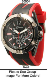 Load image into Gallery viewer, 6 Geneva Silicone Strap Band Watches
