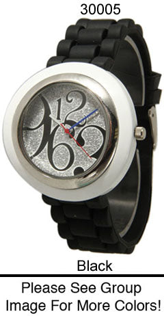 6 Geneva Strap Band Watches