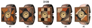 6 Geneva copper with wood inlay cuffs