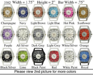 6 Jumbo Solid Bar Watch Faces