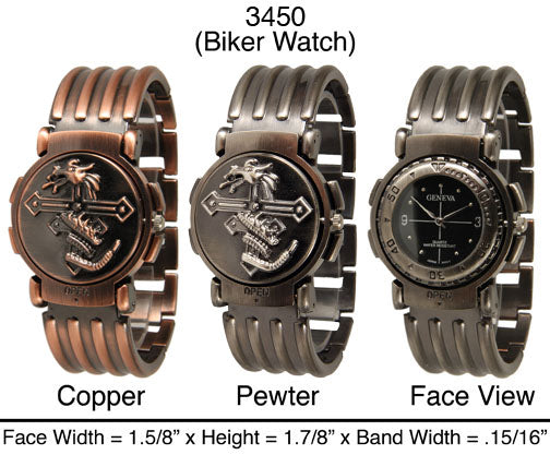 6 Men's Biker Style Watches