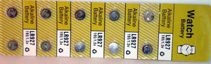 10 Alkaline Watch Batteries (LR927)