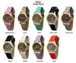 Load image into Gallery viewer, 6 Geneva Strap Band Watches

