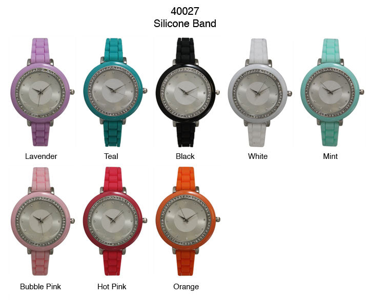 6 Geneva Strap Band Watches