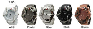 6 Women's Rhinetone Cuffs