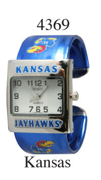3 Kansas Licensed Collegiate Watches