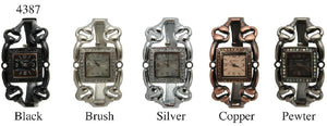 6 Narmi metal cuff bangles