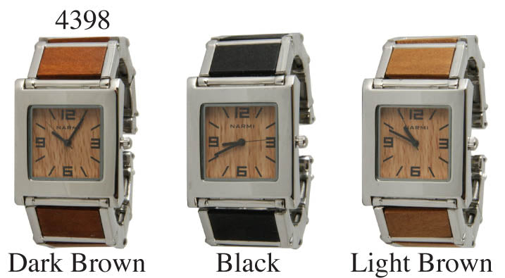 6 Wooden Cuff Watches