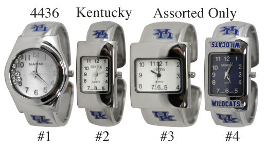 6 Kentucky Assorted Licensed Collegiate Watches