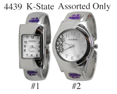 6 K-State Assorted Licensed Collegiate Watches