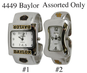 6 Assorted Baylor Licensed Collegiate Watches