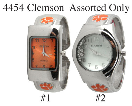 6 Clemson Assorted Licensed Collegiate Watches