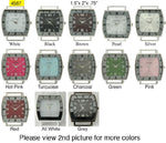 Load image into Gallery viewer, 6 Jumbo Solid Bar Watch Faces
