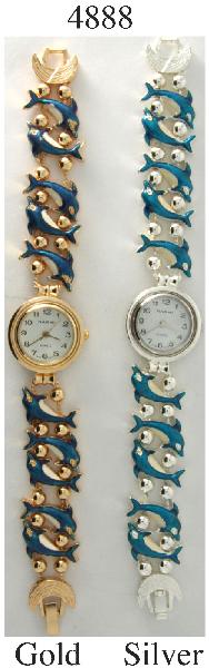 6 Women's Charm Bracelet Watch