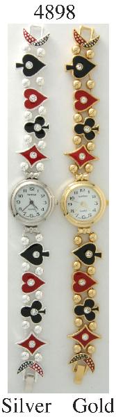 6 Women's Charm Bracelet Watch