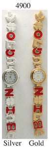 6 Women's Charm Bracelet Watch