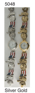 6 Women's Charm Bracelet Watch