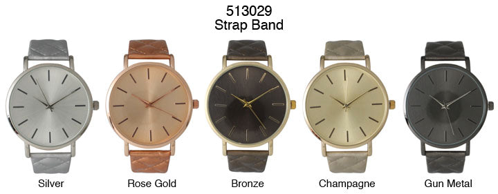 6 Geneva Strap Band Watches