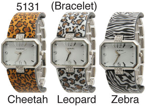 6 Bracelet Style Enamel Watches