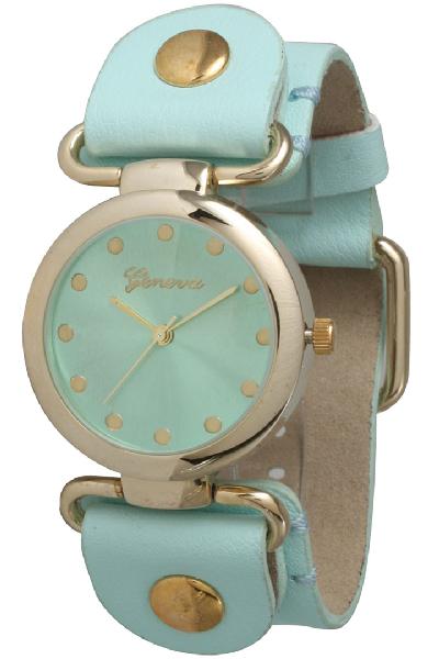 6 Geneva Strap Band Watches