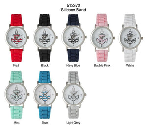 6 Geneva Strap Band Watches