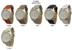 Load image into Gallery viewer, 6 Geneva Strap Band Watches
