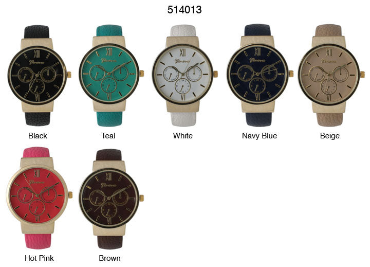 6 Geneva Bangle Watches