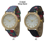 Load image into Gallery viewer, 6 Geneva Strap Band Watches
