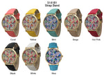 Load image into Gallery viewer, 6 Geneva Strap Band Watches
