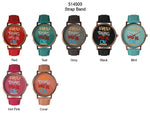 Load image into Gallery viewer, 6 Geneva Strap Band Watches
