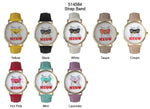 Load image into Gallery viewer, 6 Geneva Strap Band Watches
