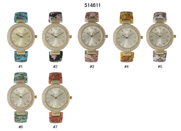 6 Geneva Bangle Watches