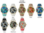 Load image into Gallery viewer, 6 Geneva Strap Band Watches
