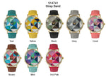 Load image into Gallery viewer, 6 Geneva Strap Band Watches
