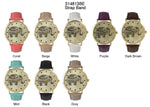 Load image into Gallery viewer, 6 Geneva Strap Band Watches
