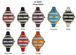 Load image into Gallery viewer, 6 Geneva Strap Band Watches
