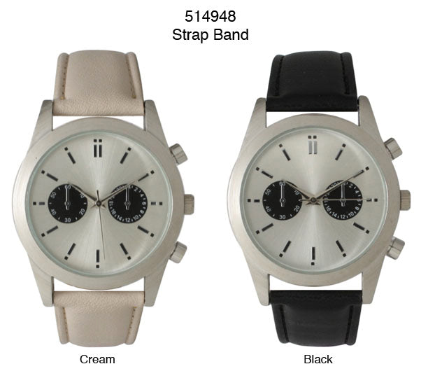 6 Geneva Strap Band Watches