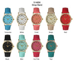 Load image into Gallery viewer, 6 Geneva Strap Band Watches

