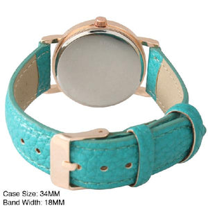 6 Geneva Strap Band Watches
