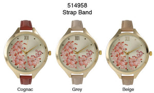 6 Geneva Strap Band Watches